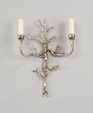  Coral Wall Light, Nickel, 2 Arm