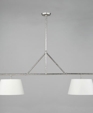  Lancaster Kitchen Light, Down Light version, Nickel, 2 Light