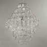 Glass Tiered Chandelier