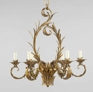 Gilded Basket Chandelier