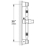 F1 Hand shower bar, 28 360