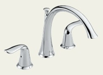 Lahara Two Handle Roman Tub Trim - with Lever Handles
