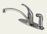 Classic Single Handle Kitchen Faucet with spray
