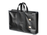 A1050: Black Leatherette Conference Pad Carrier Bag