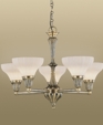 13734 BRUNSWICK, 5-LIGHT CHANDELIER