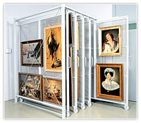 Modular Art Racks on Wheels / ModulArt