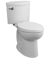 Ovale Elongated High Efficiency 2-Piece Toilet