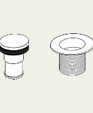 Classic Toe Operated Tub Drain