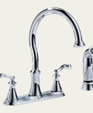 Vessona Two Handle Kitchen Faucet w/ spray