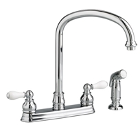 Williamsburg Hi-Flow Kitchen Faucet with Hand Spray