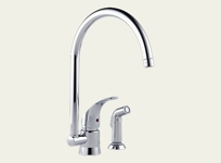 Riviera Single Handle Kitchen Faucet w/ Sprayer Riviera Single Handle Kitchen Faucet w/ Sprayer