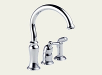 Stratford Classic Single Handle Kitchen Faucet w/ Sprayer