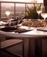 35"-56"dia CND teppanyaki grill table, stainless steel, electric