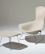 Bertoia Bird Lounge Chair and Ottoman