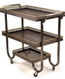 3-Tier Perforated Barcart