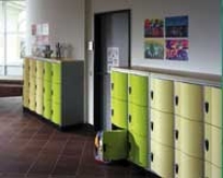 The C+P school and assembled box lockers – perfect