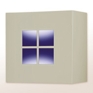 ADA Art Sconce w/ Square Accent Windows