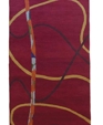 Silk Road Weaves : ELEMENTS / Mosaic Runner  - Fire Islands Deep: 2.5' x 12', Wool 100 knots