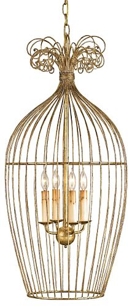 Modern Sculpted Wire Lantern