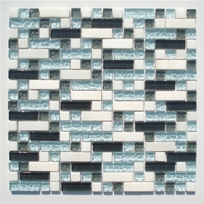 Glass Marble Mixed Mosaic Tiles