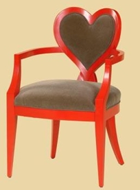 Jeu Card Chair - Heart