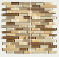 Glass Marble Mixed Mosaic Tiles Glass Marble Mixed Mosaic Tiles
