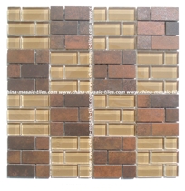Crystal Mixed Marble Mosaic Tile Crystal Mixed Marble Mosaic Tile