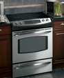 GE Profile™ 30" Slide-In Electric Range with Trivection® Technology, JS998SKSS