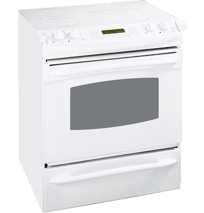 GE Profile™ 30" Slide-In Electric Range, JS968TKWW