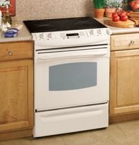 GE Profile™ 30" Slide-In Electric Range, JS900CKCC