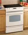 GE Profile™ 30" Slide-In Electric Range, JS900CKCC