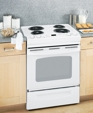 GE® 30" Slide-In Electric Range with Self-Cleaning Oven, JSP39DNWW