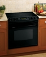 GE Profile™ 30" Drop-In Electric Range, JD968BKBB