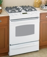 GE Profile™ 30" Slide-In Gas Range, PGS968TEMWW