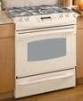 GE Profile™ 30" Slide-In Gas Range, PGS908CEMCC