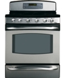 GE Profile™ 30" Free-Standing Dual-Fuel Double Oven Range, J2B918SELSS