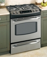 GE Profile™ 30" Dual Fuel Slide-In Range, P2S975SEMSS