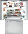 GE Profile™ Energy Star® 25.1 Cu. Ft. French Door Refrigerator with Icemaker, PFSS5NFXSS