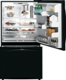 GE Profile™ Energy Star® Counter-Depth 21.1 Cu. Ft. Bottom-Freezer Refrigerator, PDCF1NBWBB
