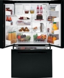 GE® Energy Star® 25.8 Cu. Ft. French Door Refrigerator with Icemaker, GFSF6KKXBB