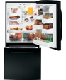 GE® Energy Star® 20.2 Cu. Ft. Bottom Freezer Refrigerator, GDSC0KCXBB