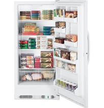 GE® 17.1 Cu. Ft. Manual Defrost Upright Freezer, FUM21SVRWW