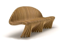 Straight Teak Bench with Back