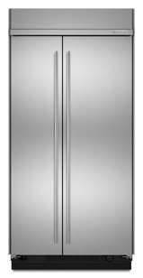 48" Euro-Style Built-In Side-by-Side Non-Dispenser Refrigerator,JS48SEFXDB