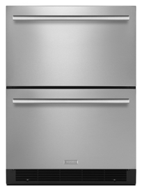 24" Euro-Style Double Refrigerator Drawers,JUD248RCRS