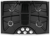 30" Designer Line Gas Downdraft Cooktop,JGD8430ADS