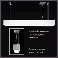 Domino Single Pendant (Square Section)