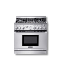 36" Pro Grand Dual-Fuel Range with 6 Star Burners (2 W/ ExtraLow) PRD366EG
