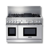 48" Pro Grand All-Gas LP Self-Cleaning Range W/ 6 Star Burners (2 W/ ExtraLow) & Electric Griddle PRL486EDG