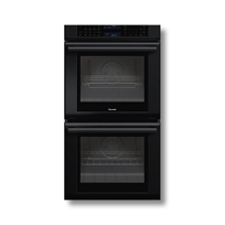 27" Masterpiece Series Black Double Oven with True Convection in Both Ovens MED272EB